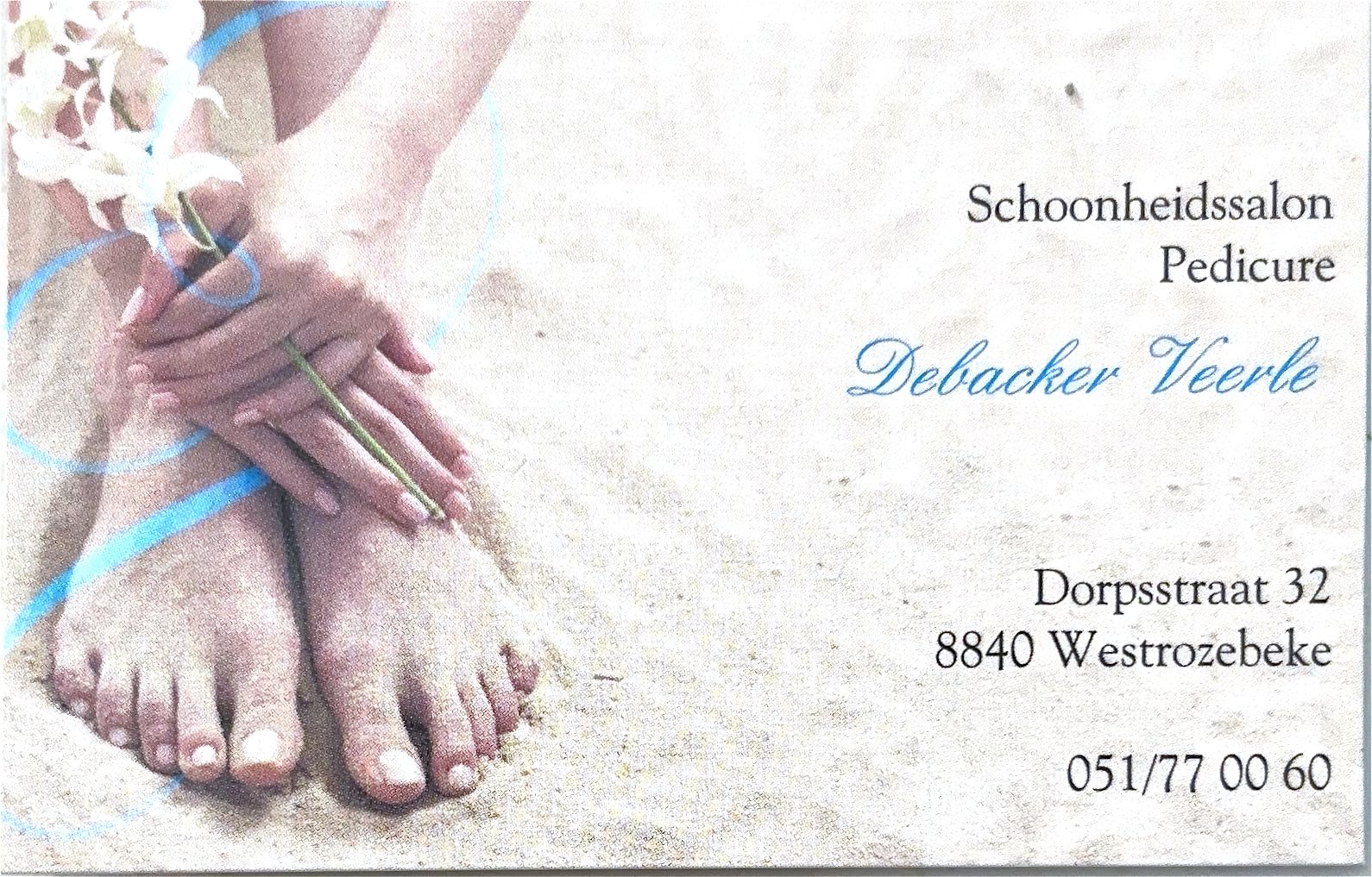 Schoonheidssalon Pedicure Debacker Veerle